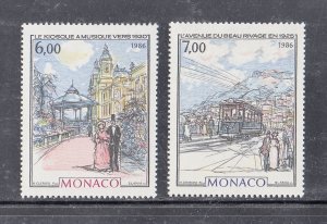 Monaco Scott #1546-1547 MH Note