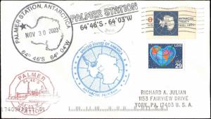 2004 DENVER ANTARCTIC CACHETS FOR PALMER STATION