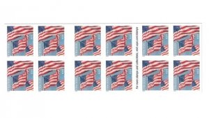 2012/2014/2018/2019/2022/2023  flag forever stamps 5 books total 100 pcs