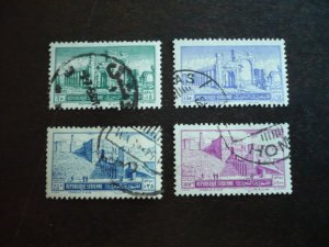 Stamps - Syria - Scott# C165-C168 - Used Part Set of 4 Stamps