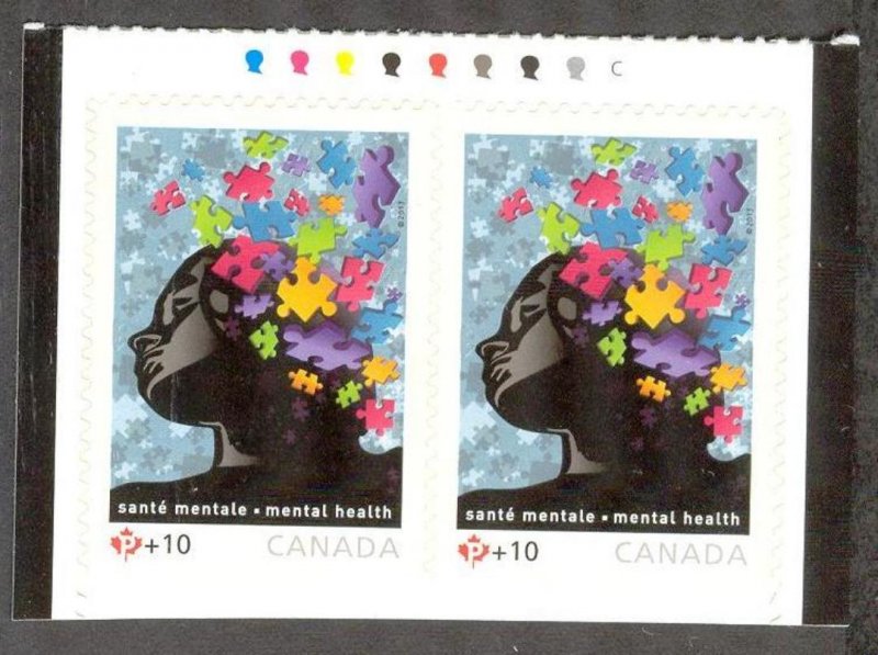 Canada 2011 Art Puzzle Mi. 2765 Pair MNH