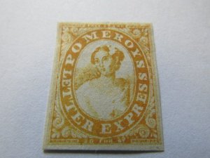 US Local Stamps 1844, Scott # 117L5 Pomeroy's Letter Express 5c Orange-S...
