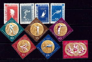 Romania 1448-57 MNH 1961 Olympics