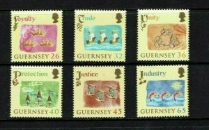 Guernsey: 2004,800th Anniversary of Allegiance to England, MNH set