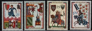 Liechtenstein # 381 - 384 MNH