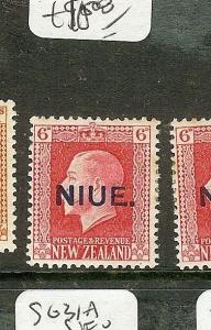 NIUE  ((P1701B) KGV 6D-    SG30    MOG