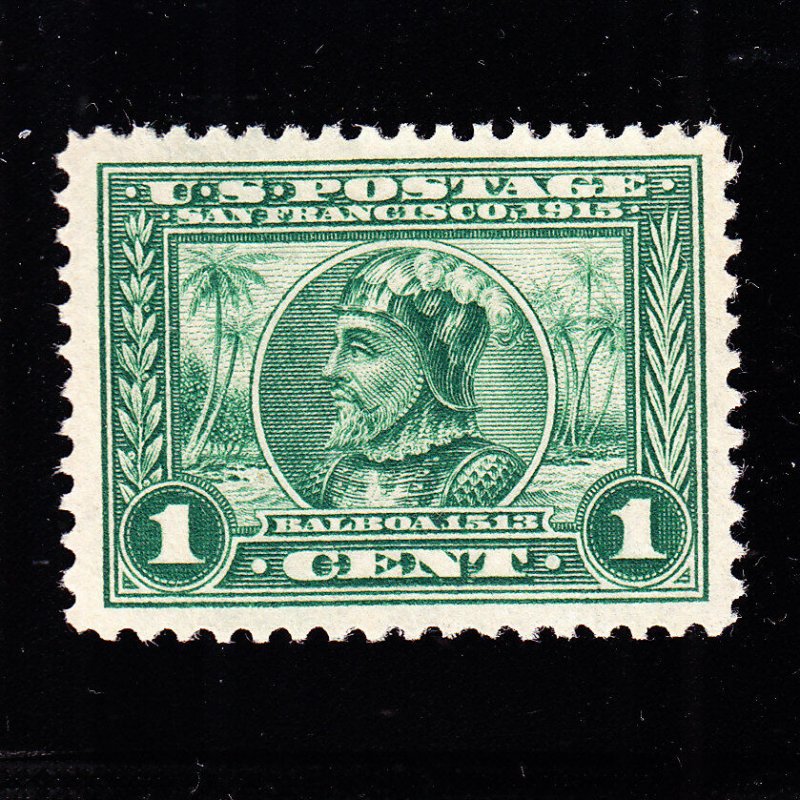 US 397 1c Panama-Pacific Mint XF OG NH 