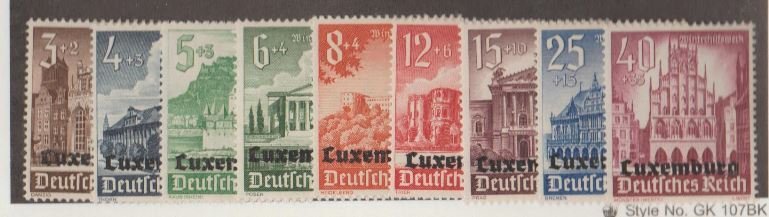 Luxembourg Scott #NB1-NB9 Stamps - Mint NH Set