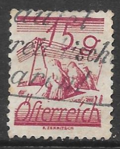 Austria 313: 15g Stooks & telegraph wires, used, F-VF