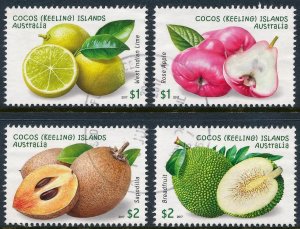 Cocos (Keeling) Islands 2017 Garden Fruits of Cocos Set of 4 SG509-512 Fine Used