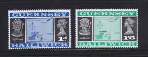 Guernsey 28-29 Set MNH Maps