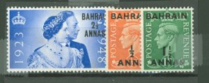 Bahrain #62/72/74 Unused