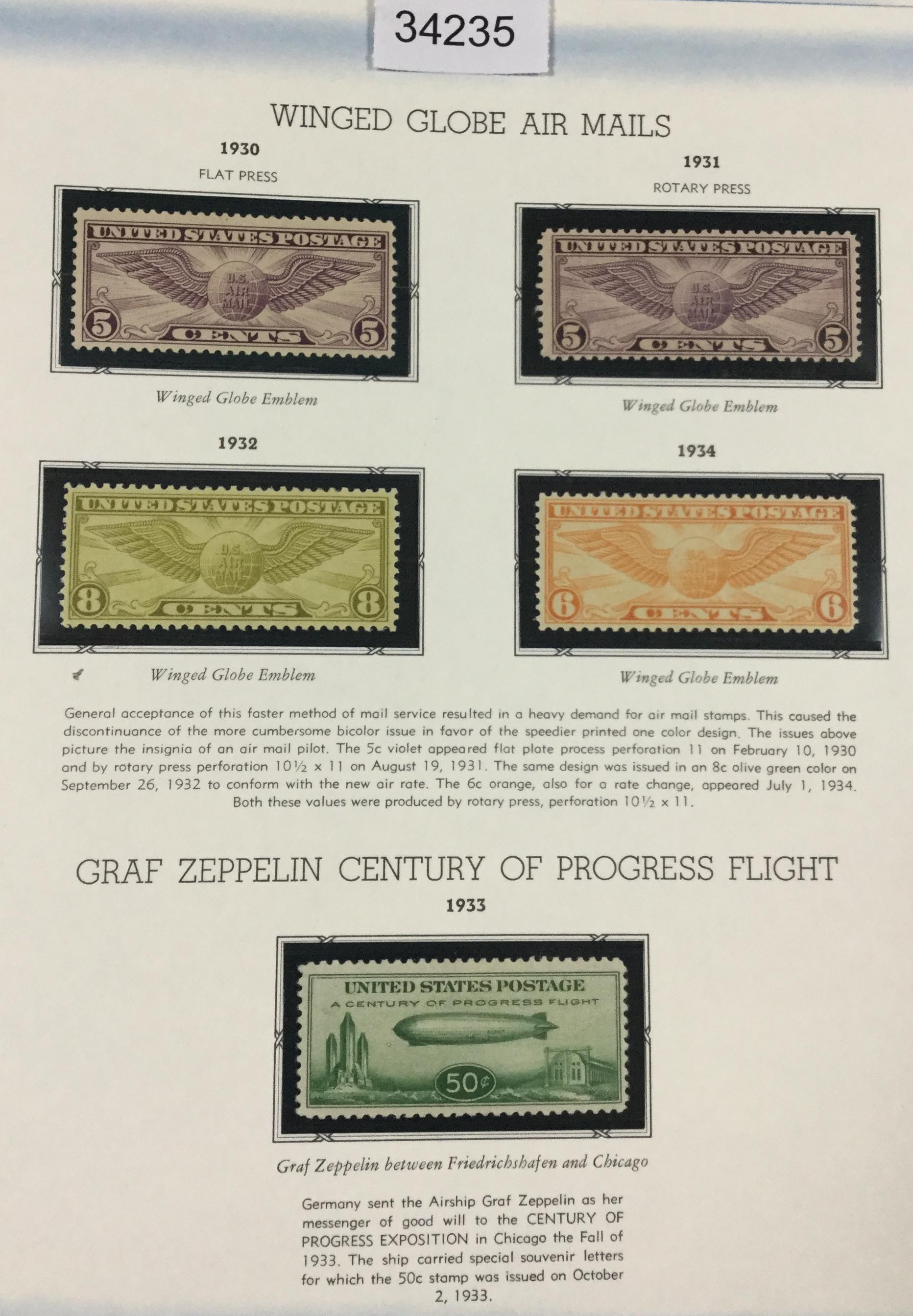 US Stamps 1935 Mint OG H Collection LOT 34235 United States, Parcel