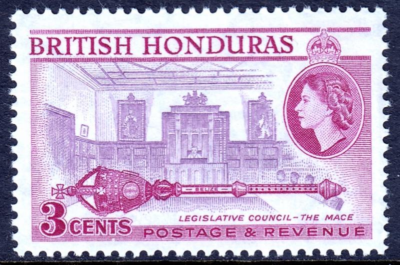 British Honduras - Scott #146b - MH - P13½X13 - SCV $5.75