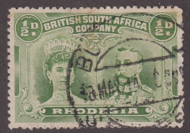 Rhodesia 101a Queen Mary and King George V 1910