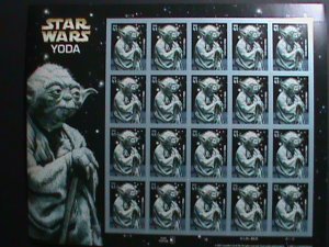 ​UNITED STATES-2007-SC#4205  STAR WARS- YODA- MNH-SHEET VERY FINE-RARE