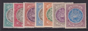 Antigua, Scott 21-27 (SG 31-37), MNG (no gum), 1p used