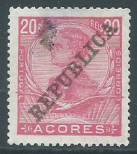 Azores, Sc #130, 20r Used