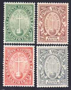 Vatican City Scott B1-B4 Unused hinged.