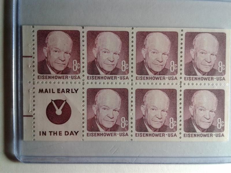 SCOTT # 1395 D PANE EISENHOWER GEM MINT NEVER HINGED !! 1971 AMAZING !!!