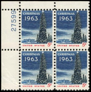 US #1240 CHRISTMAS MNH UL PLATE BLOCK #27599