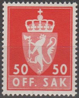 Norway #O85 MNH VF CV $2.50 (SU1223)