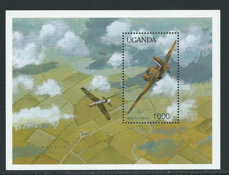 Uganda 777 1990 Battle of Britain s.s. MNH