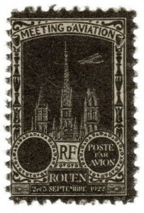 (I.B) France Cinderella : Poste Par Avion (Rouen 1922)