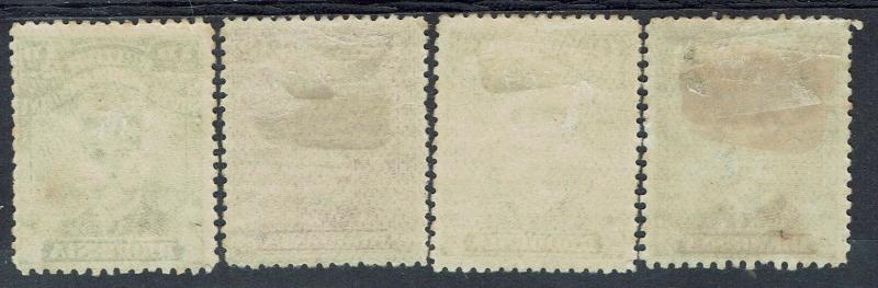 RHODESIA 1913 KGV ADMIRAL 1/2D - 21/2D PERF 14