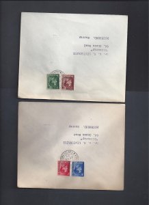 UK-GB MOROCCO AGENCY 1937 KING EDWARD ISSUES BRITISH & SOME SPANISH CURRENCIES