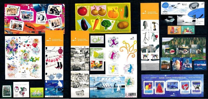 [59684] Finland 2010 Complete Year Set incl. miniature sheets MNH