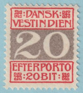 DANISH WESDT INDIES J6 POSTAGE DUE  MINT HINGED OG * NO FAULTS VERY FINE! - XID