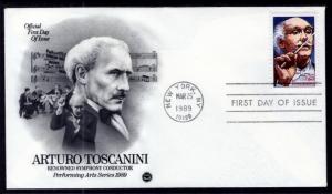 US 2411 Tuscanini PCS U/A FDC