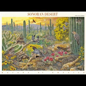 U.S.A. 1999 - Scott# 3293 Sheet-Sonoran Desert NH