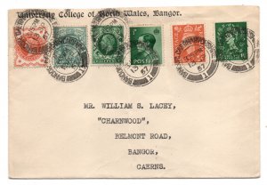 GB 1957 QV to QEII Multi Reign Stamped cover WS37407