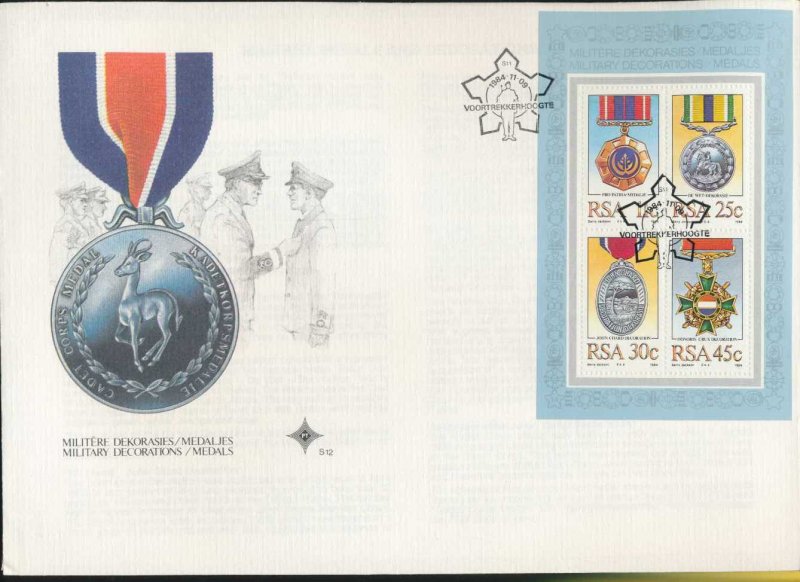 S.Africa Venda 1980s Medals Art FDC x17&MNHx 95(W3138