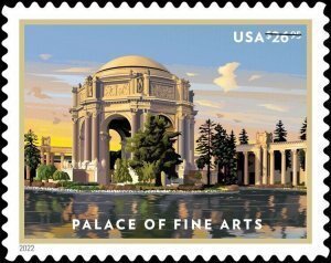 U.S.#5667 Palace of Fine Arts (2022) $26.95 Single, MNH.