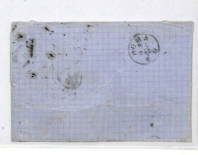 GB SG.123 Cover 6d Pale Buff Plate 11 USED IRELAND Belfast Duplex Cat £250+ BN70