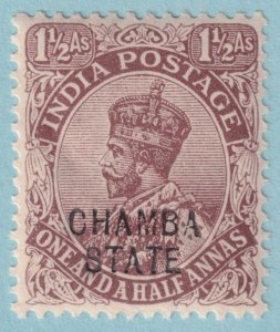 INDIA - CHAMBA STATE 46  MINT NEVER HINGED OG ** NO FAULTS VERY FINE! - GRP