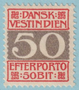 DANISH WESDT INDIES J8 POSTAGE DUE  MINT HINGED OG * NO FAULTS VERY FINE! - NXJ