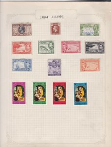 cayman islands stamps page ref 17403