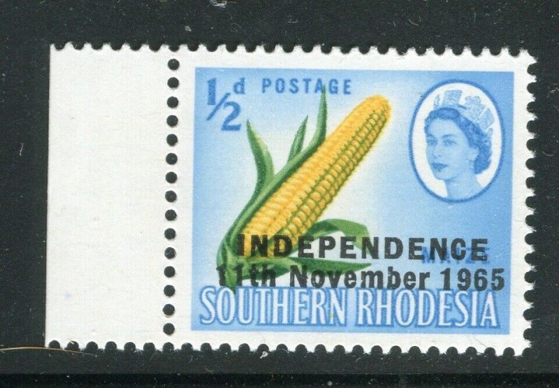 RHODESIA; 1965 Independence Optd. QEII Pictorial issue MINT MNH 1/2d. value