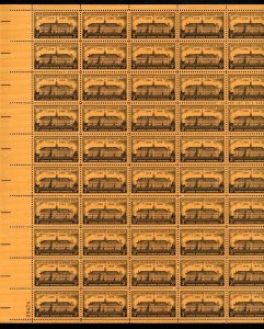 UNITED STATES SCOTT #1083 3c NASSAU HALL SHEET(50) MINT NEVER HINGED