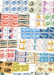 U.S. #LOT 25 DIFFERENT MINT OG NH PLATE BLOCKS