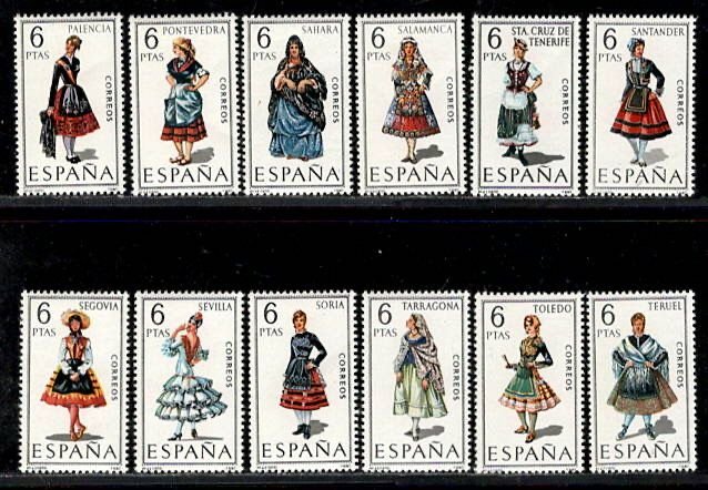 SPAIN SC# 1392-1444 FVF/MNH