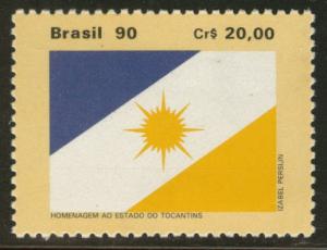 Brazil Scott 2249 MNH** 1990 flag stamp