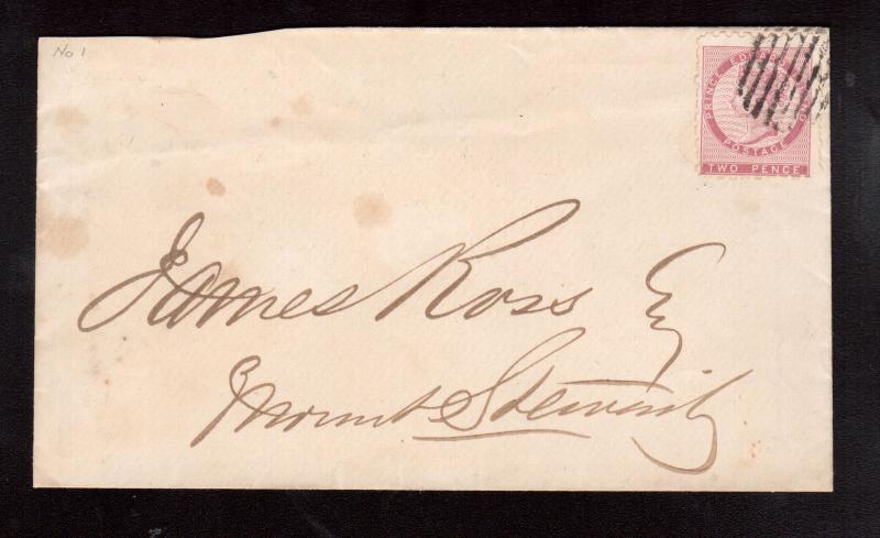 Prince Edward Island #1 Used On Cover **With Certificate**