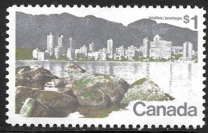 Canada 600: $1 Vancouver, MNH, VF