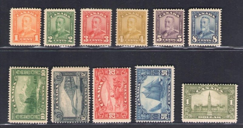 1928-29 Canada - Stanley Gibbons n. 275/85 - 11 values - MNH**