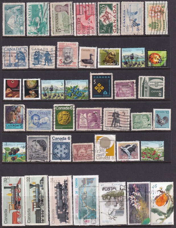 Canada 79 Used Stamps
